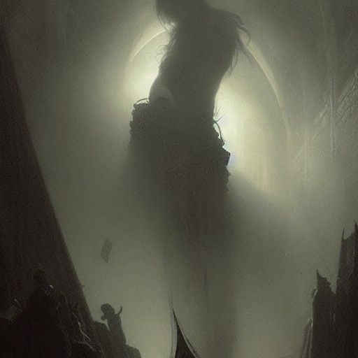 Unhinged Reality: Gothic Horror Scene