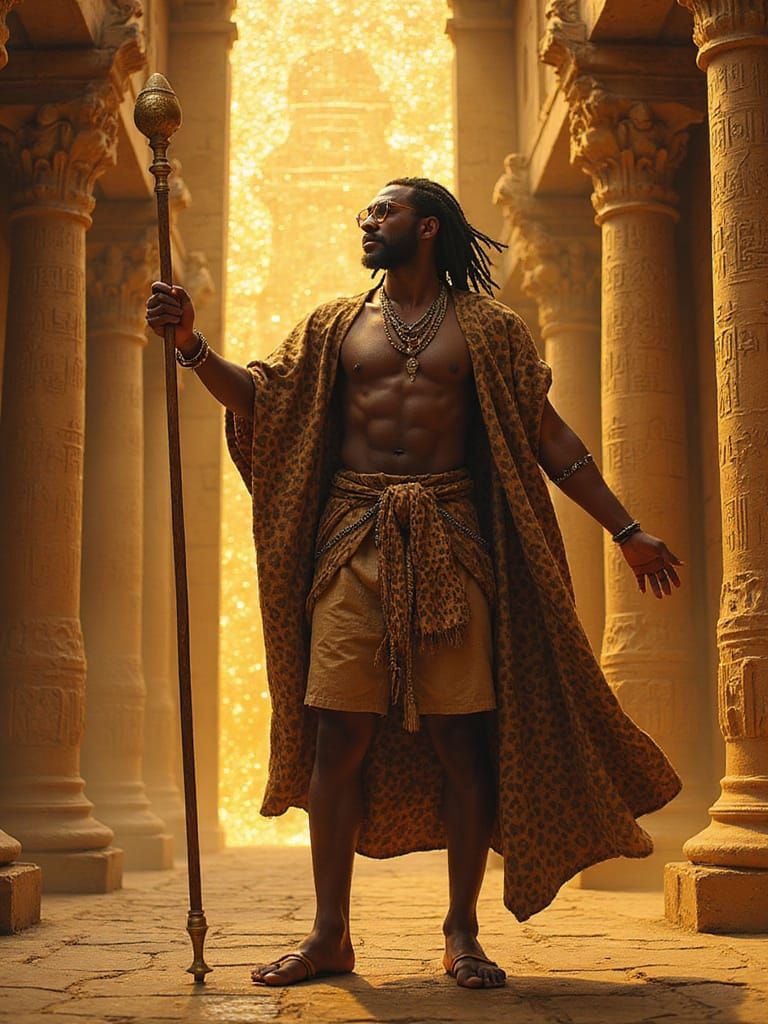 Powerful Man in Hall of Ages: Fantasy Realism