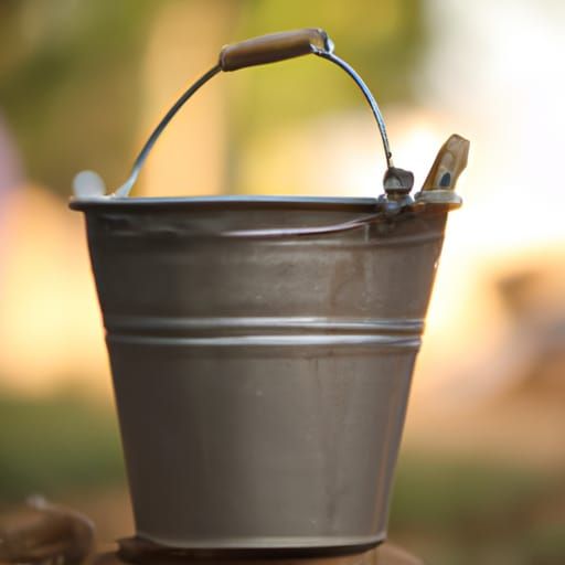 Bucket in Professional Photography Style