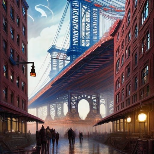 Hyperdetailed Dumbo Brooklyn Masterpiece in 4K