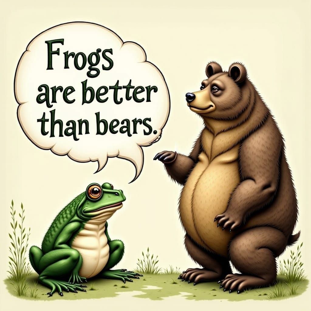 Frogs Defend Their Superiority in a Chatty Confrontation