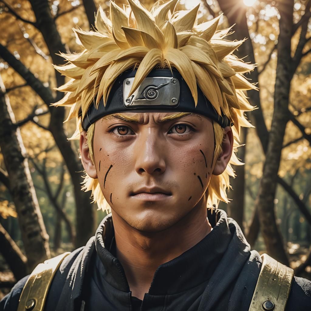 Naruto Uzumaki's Warrior Transformation: Cinematic Film Stil...