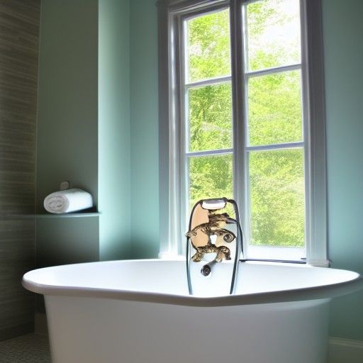 Heavenly Sunshine Beams in Divine Bathroom