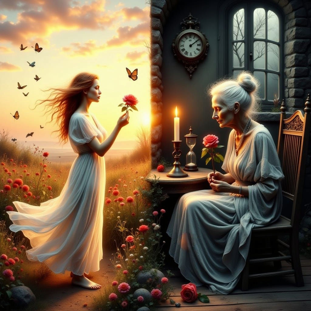 Youth and Age in Bloom