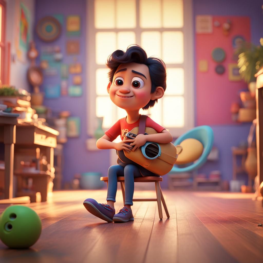 Vibrant 3D Animated Concept Art