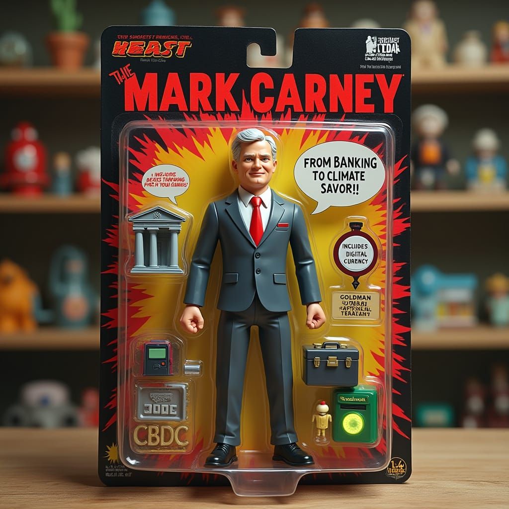 Sarcastic Action Figure Packaging Satirizes Global Banking