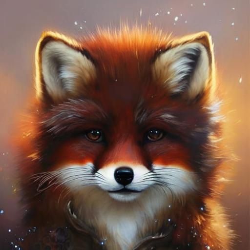 Furry Fox Aristocrat Portrait in Detailed Digital Art