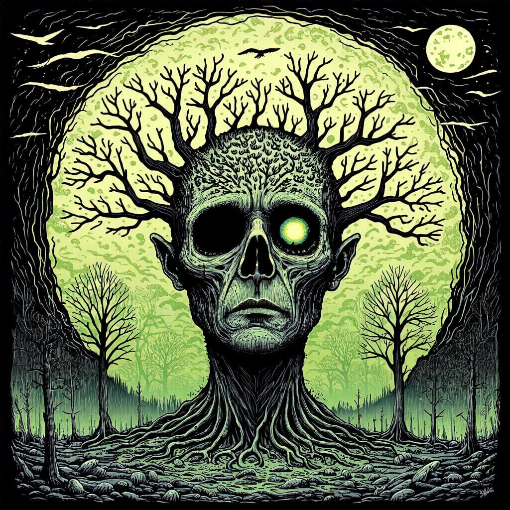 Grimdark Landscape in James R. Eads Style