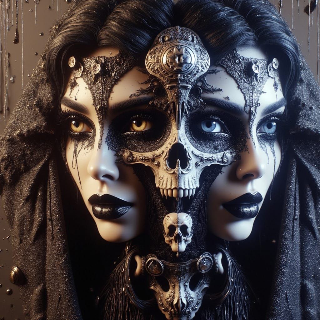 Woman in Dreamy Landscape in Don Macana Style