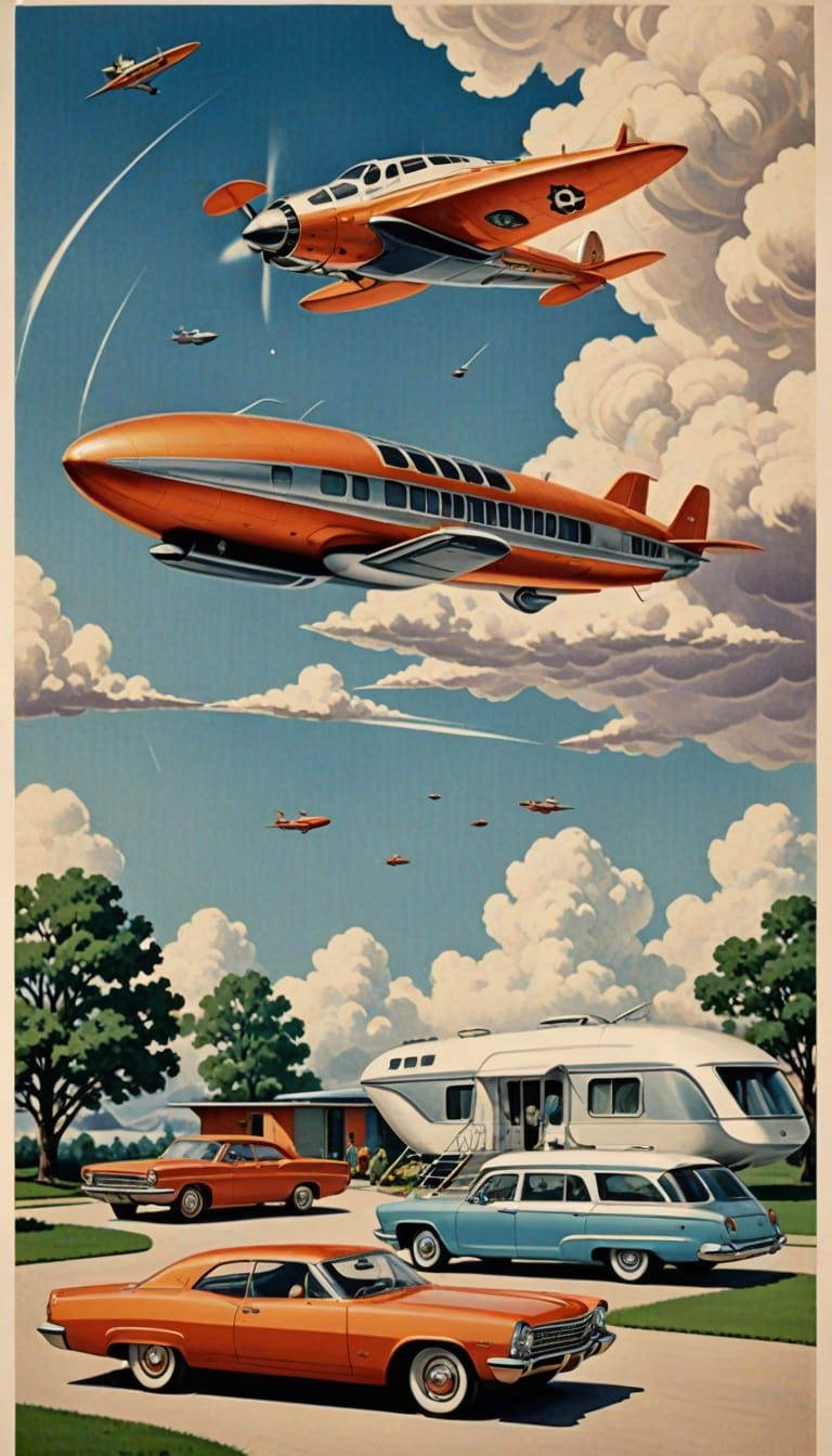 an era of boundless optimism, where the future felt limitless and innovation promised a better world, a time when people...