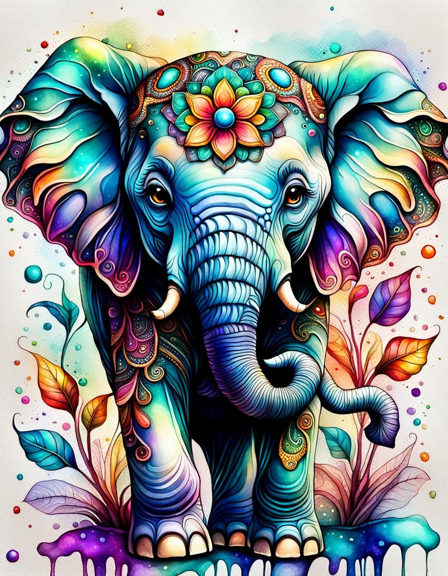 Circus elephant