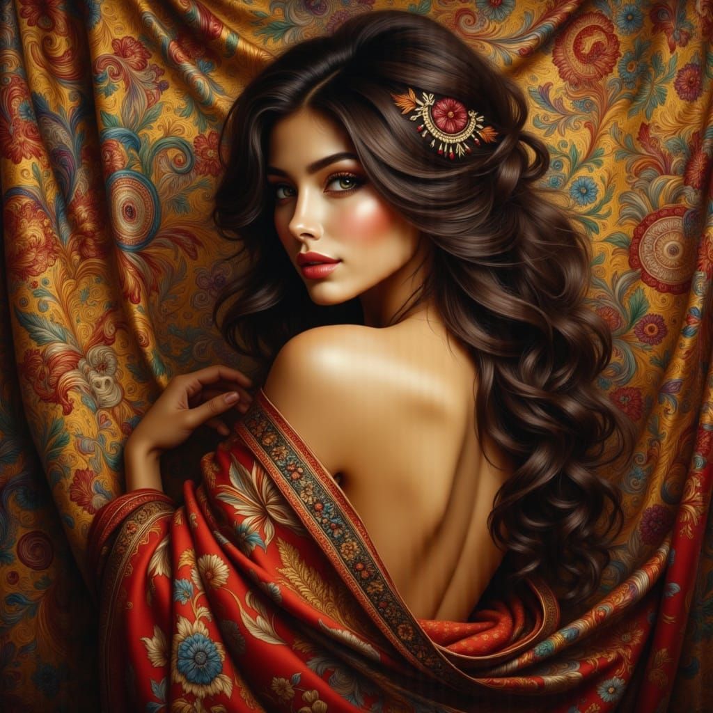 Fantasy portrait of a beautiful woman