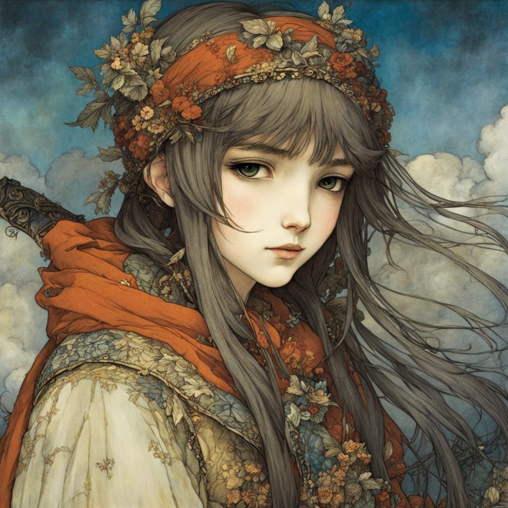 Anime Cartoon Inspired by Arthur Rackham