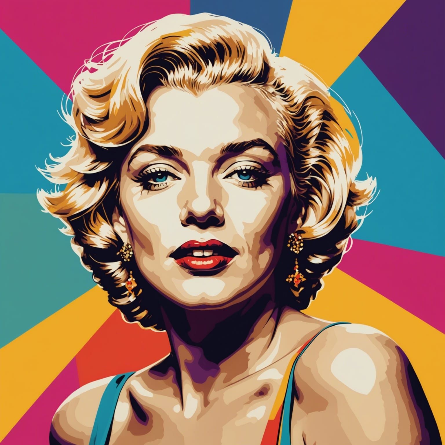 Marilyn Monroe Pop Art Screen Print