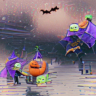 Spooky Halloween Night Cartoon
