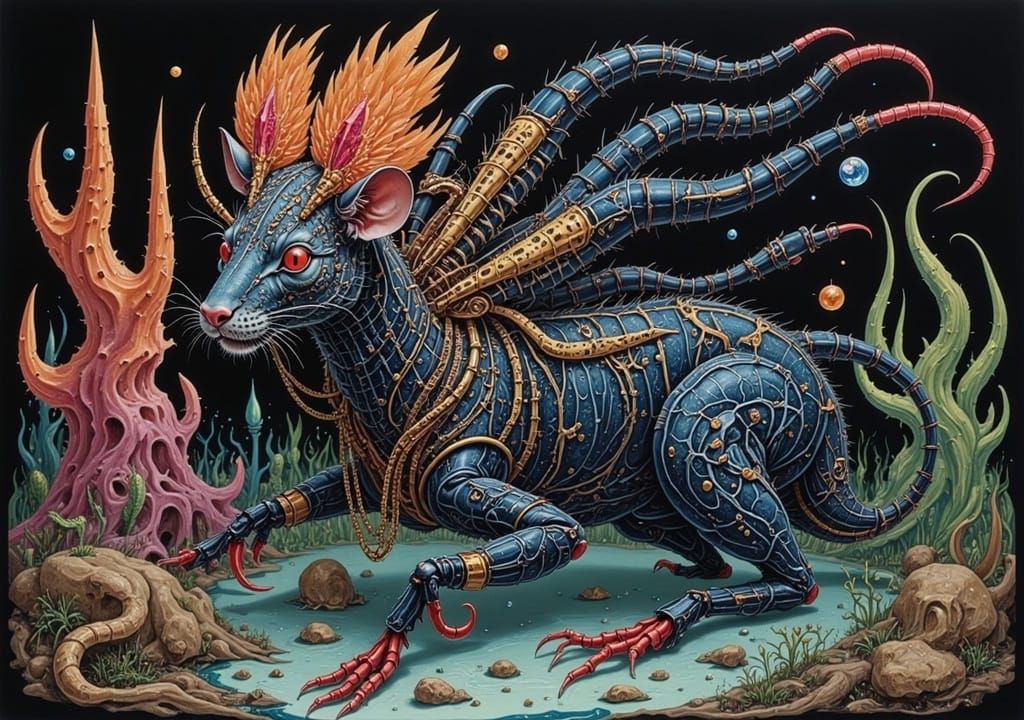 Biomechanical Chimera Emerging from Lair