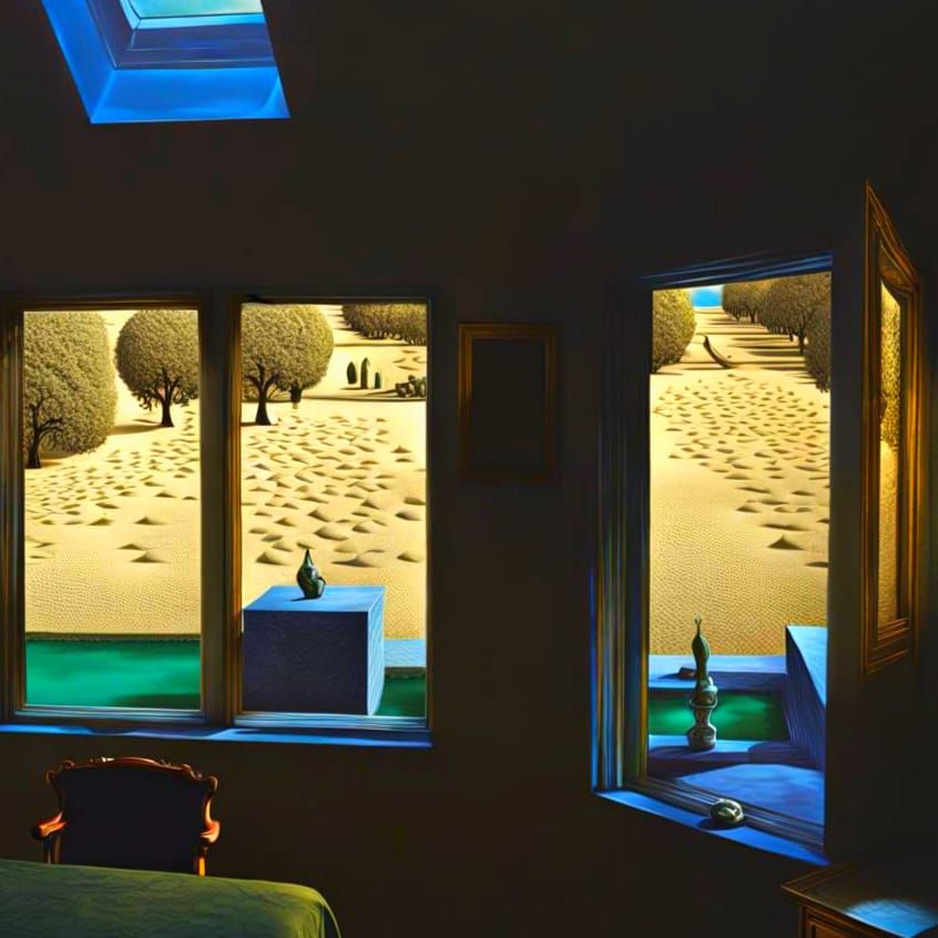 Glossy Surrealist Dreamscape