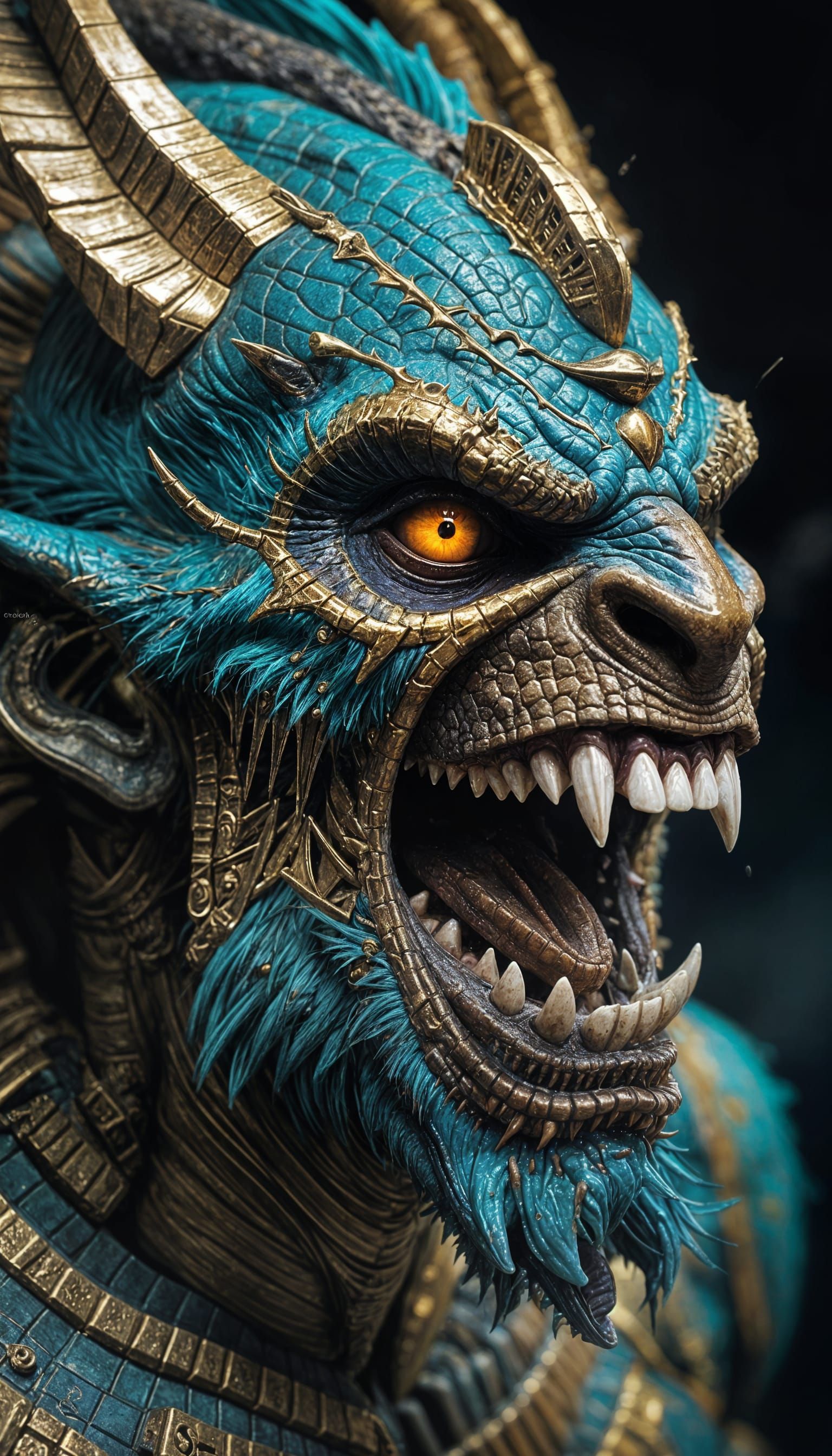 Hyperrealistic Pharaoh Monster with Robert DiNero