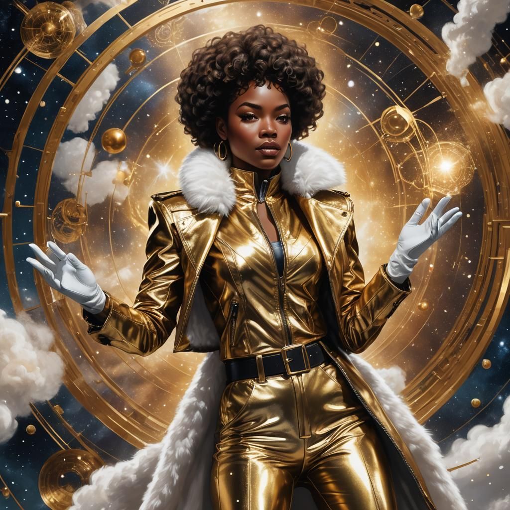 Demiurge Cosplay: Holographic Astral Illustration