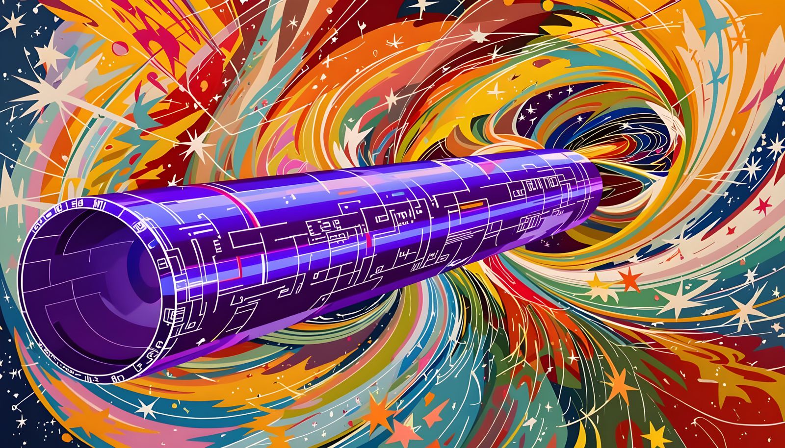 Whirling Metallic Cylinder in a Surreal Cosmos