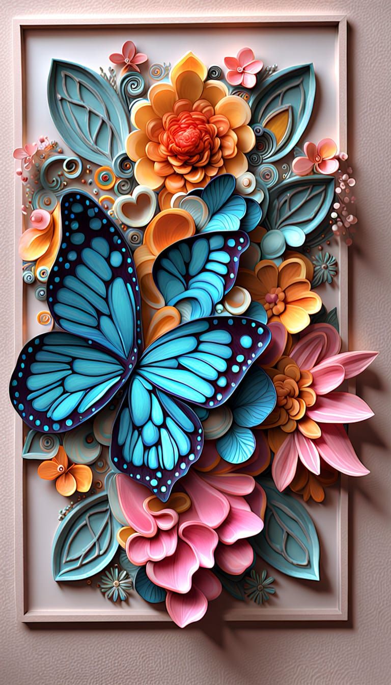 Vibrant Display of Strength, Love, and Resolve