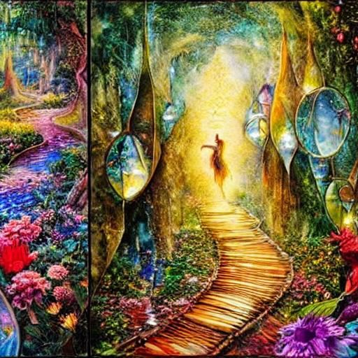 Inspirational Collage Art in Rich Colors