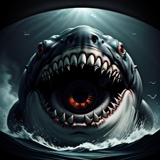 Megalodon Found Footage: Giger-Inspired VHS Horror