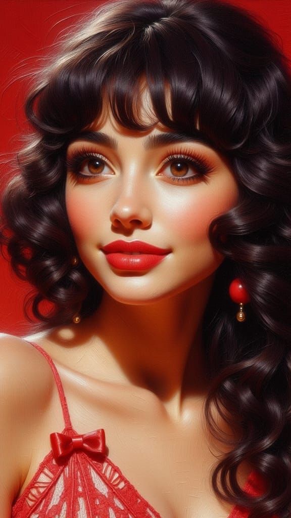 1965 Jewish Woman in Art Deco Style