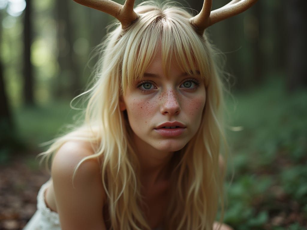 Whimsical Forest Goddess