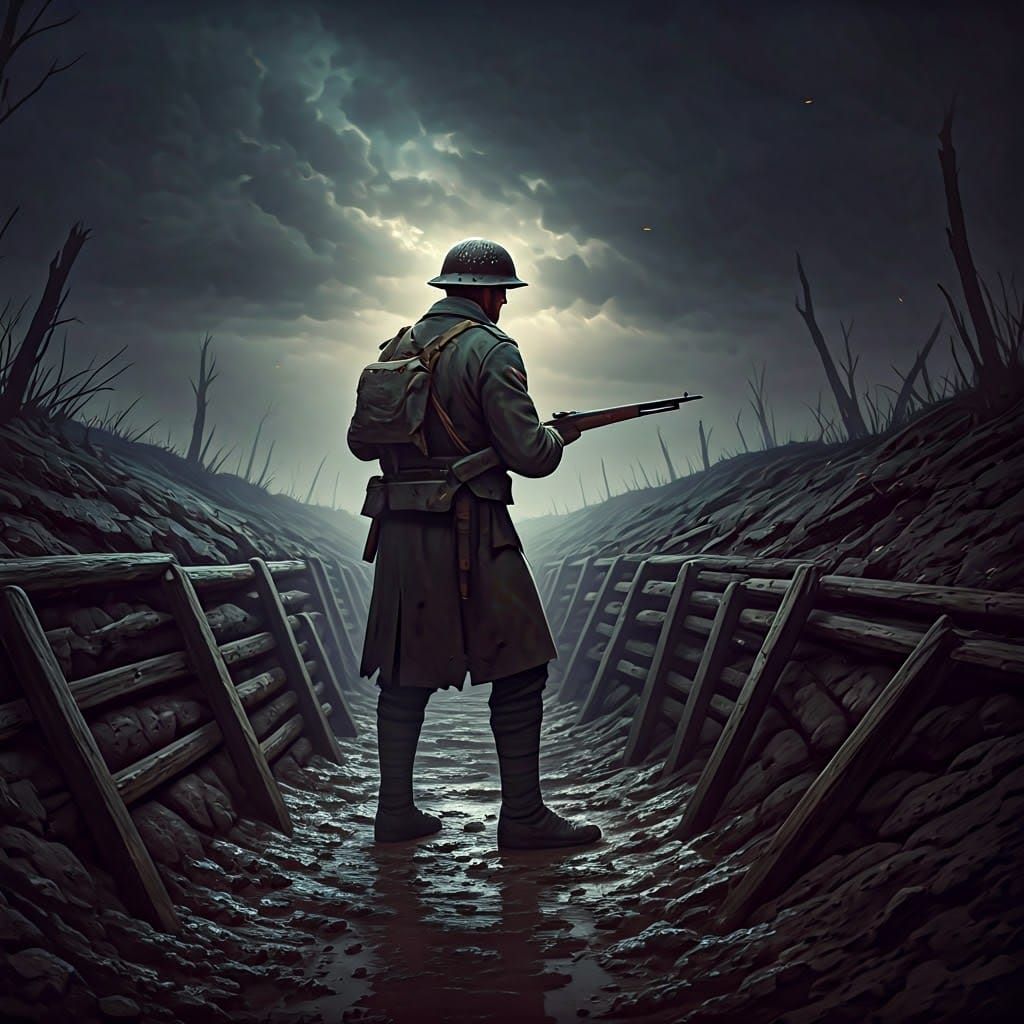 Warrior at Dawn, Trench Warfare in Dark Fantasy