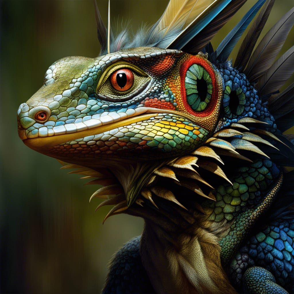 Hybrid of Lizard and Hapie