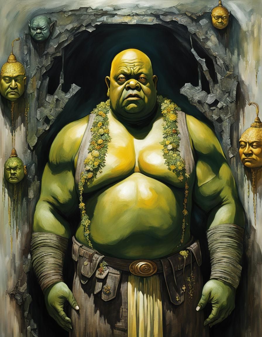 Sci-Fi Alien Gang Boss Digital Illustration