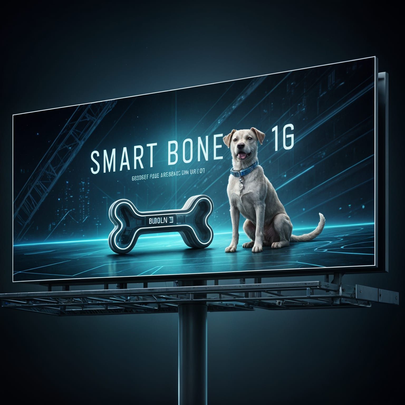 Visionary Billboard Ad for Smart Bone 16: The Future of Pet ...