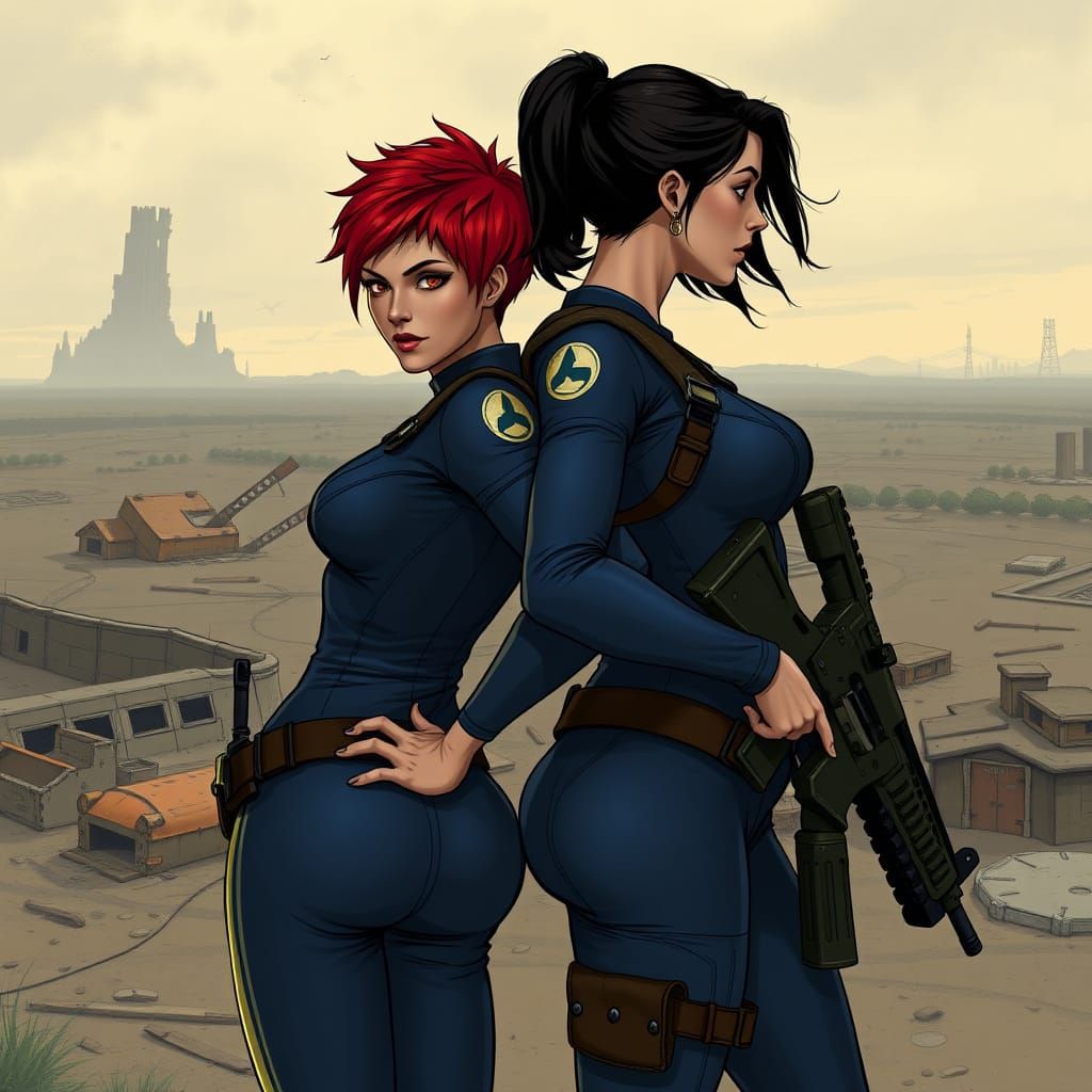 Battle-Ready Women Stand Strong in Post-Apocalyptic Wastelan...