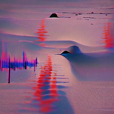 Visualizing the Sound of Silence: An AI Interpretation