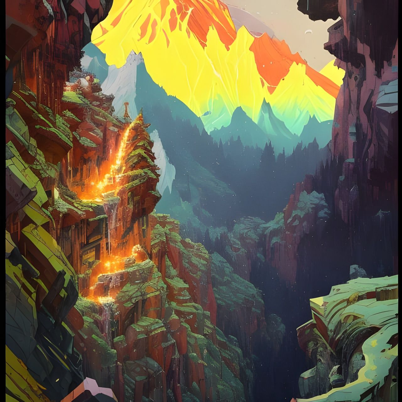 Fantasy Mountains