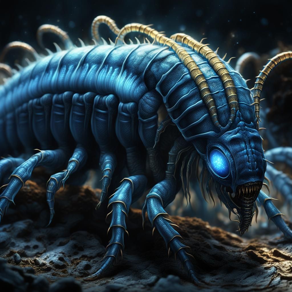 Bioluminescent Neuroleech Latching onto Host Skin