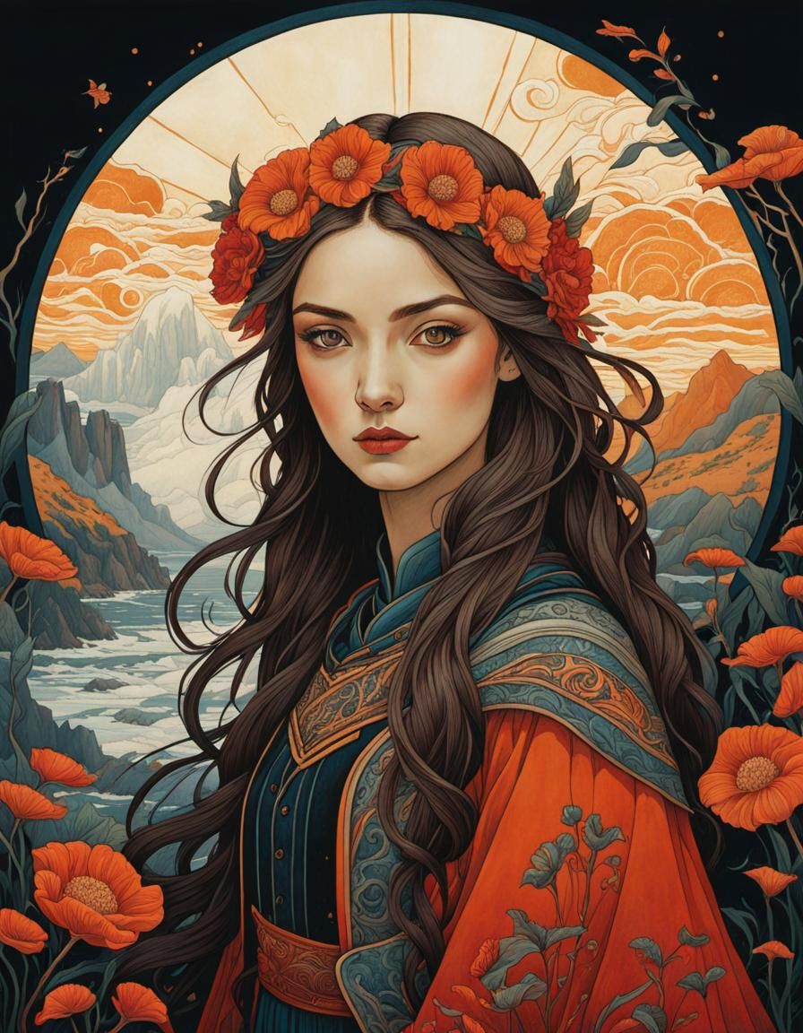 Lowbrow Portrait in Sam Guay Style