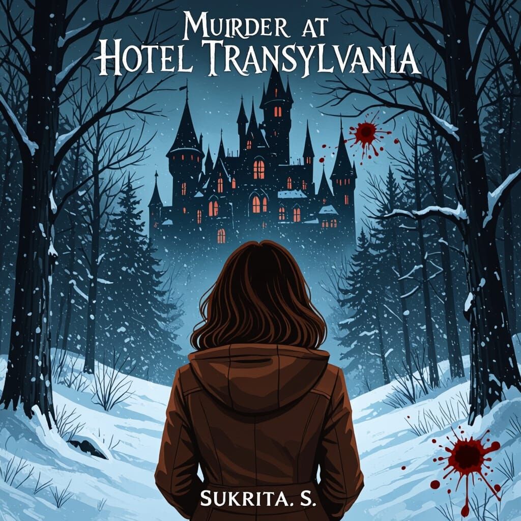 Dark Castle Book Cover in Realistic Style