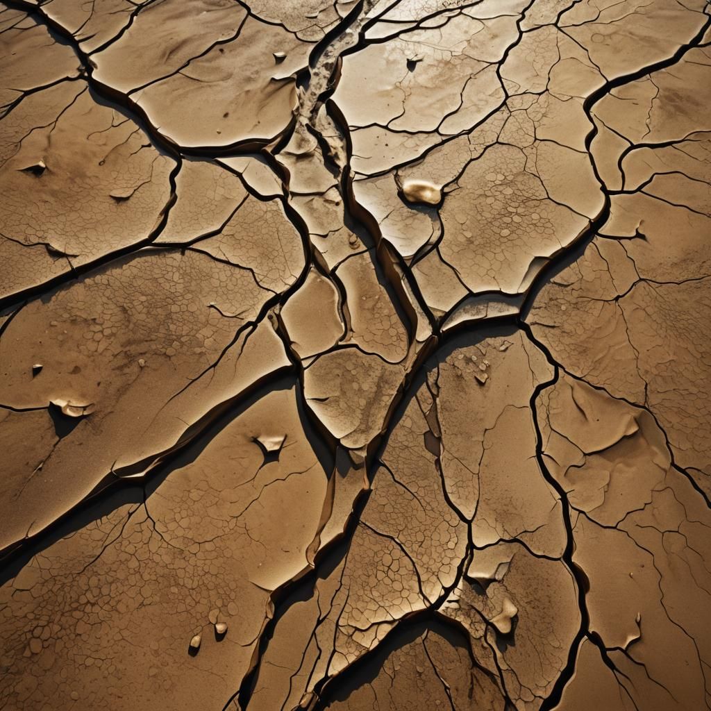 Surreal Desert Water: A Macro Photography Dreamscape