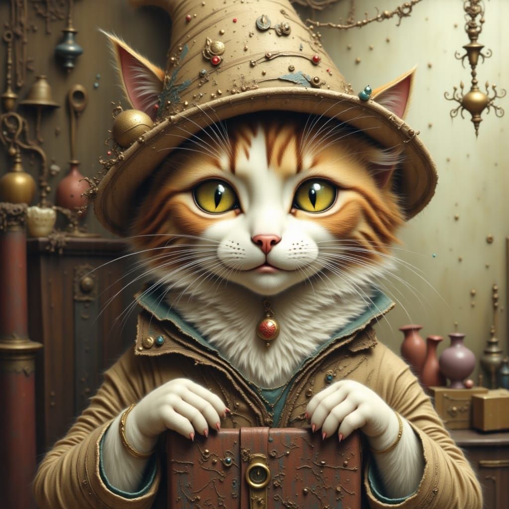 Cute Fluffy Kitten Playing