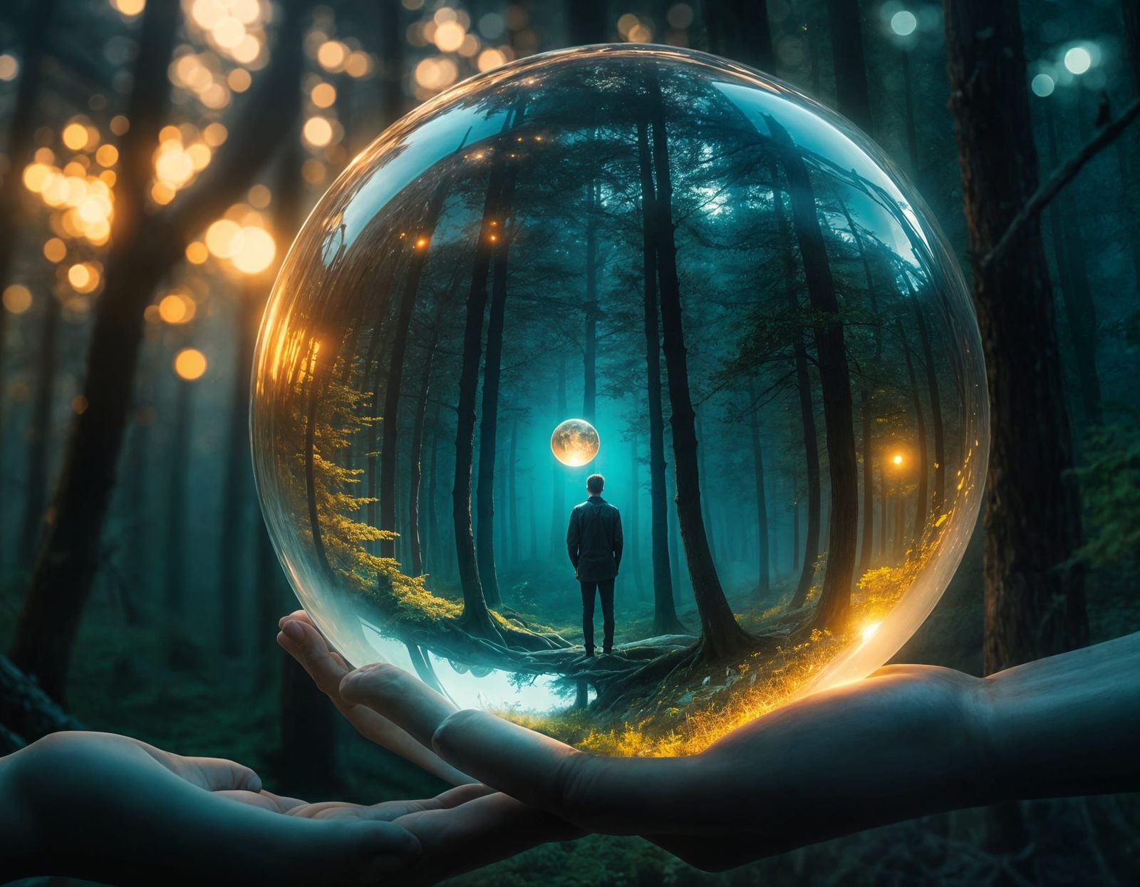 Abstract Dream of Isolation in Nature, 8K