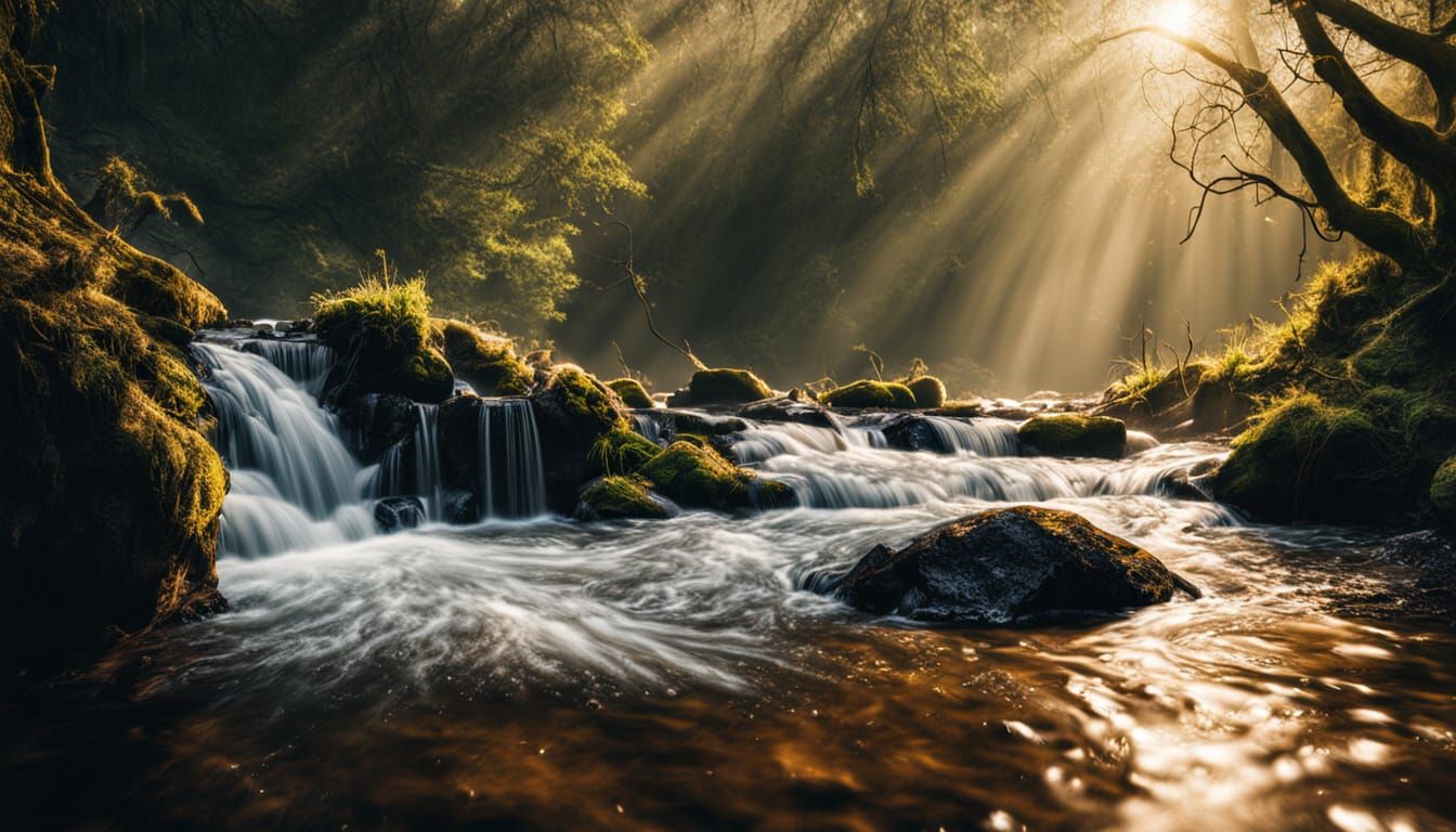 Hyperrealistic Spring Landscape in Greg Rutkowski Style