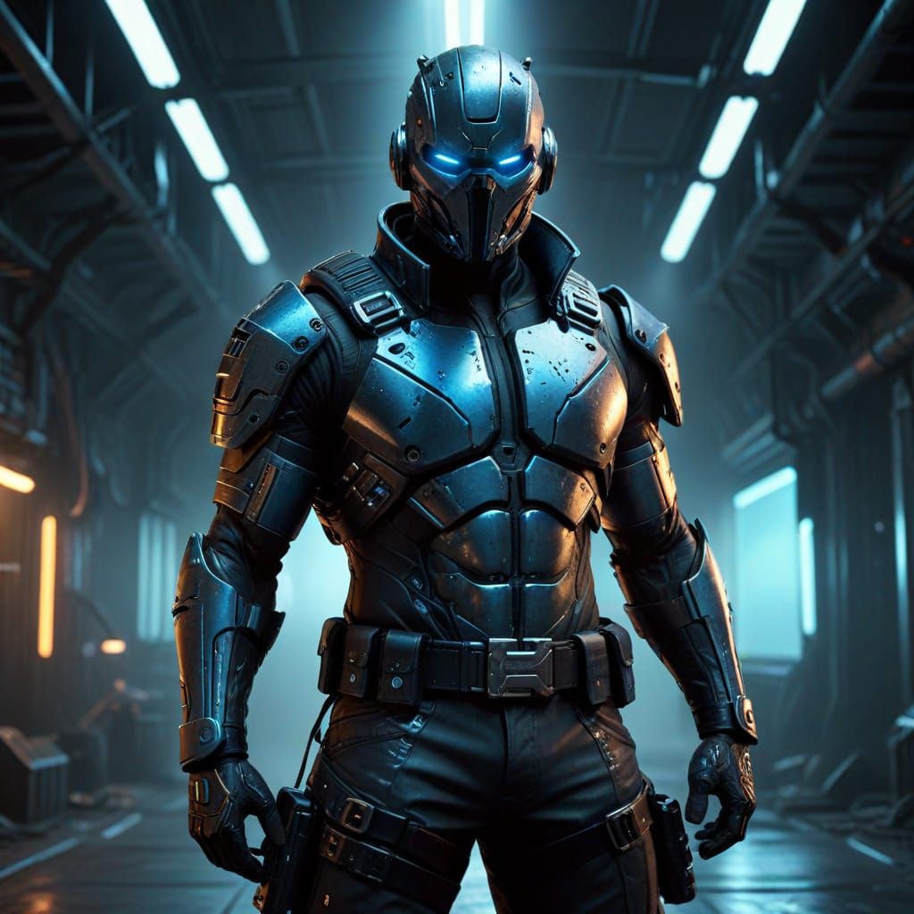 Stealth suit from the book series, Tail of a Soldier