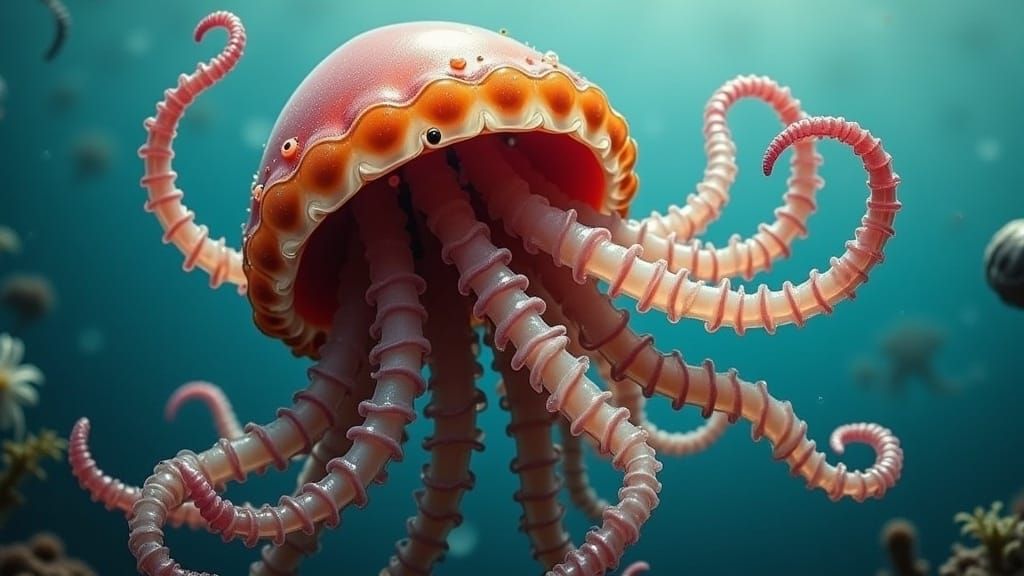 Colorful Jelly Friends Cartoon Scene