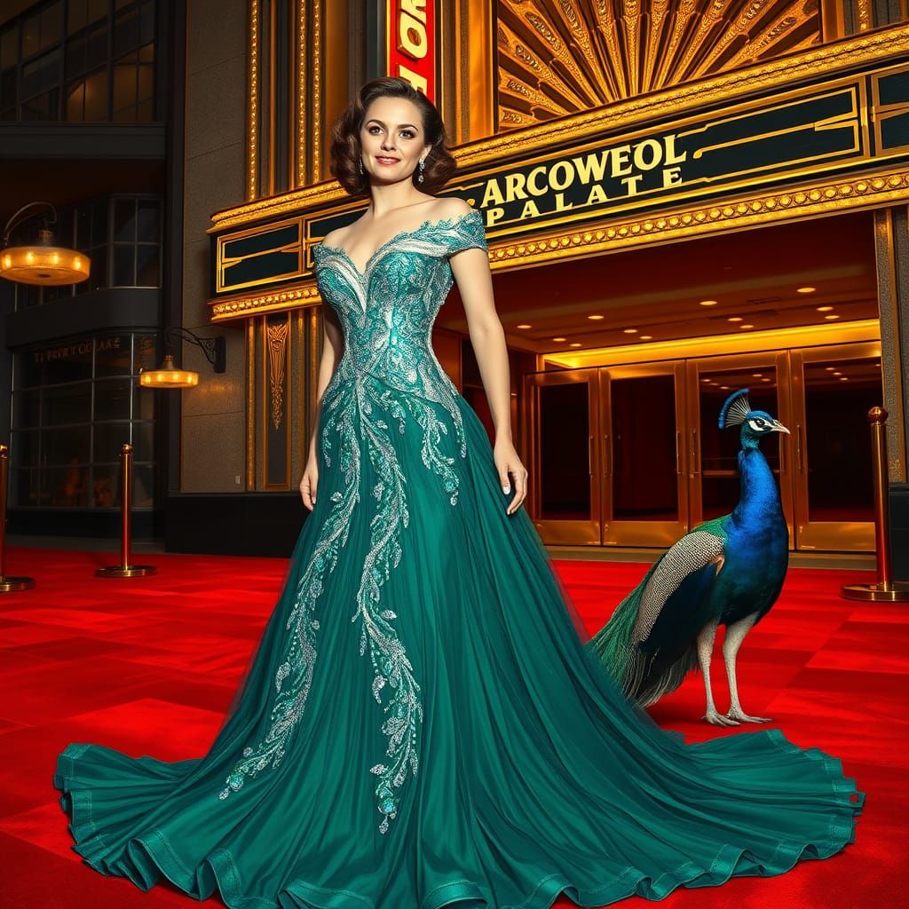 Old Hollywood Glamour Meets Avian Elegance