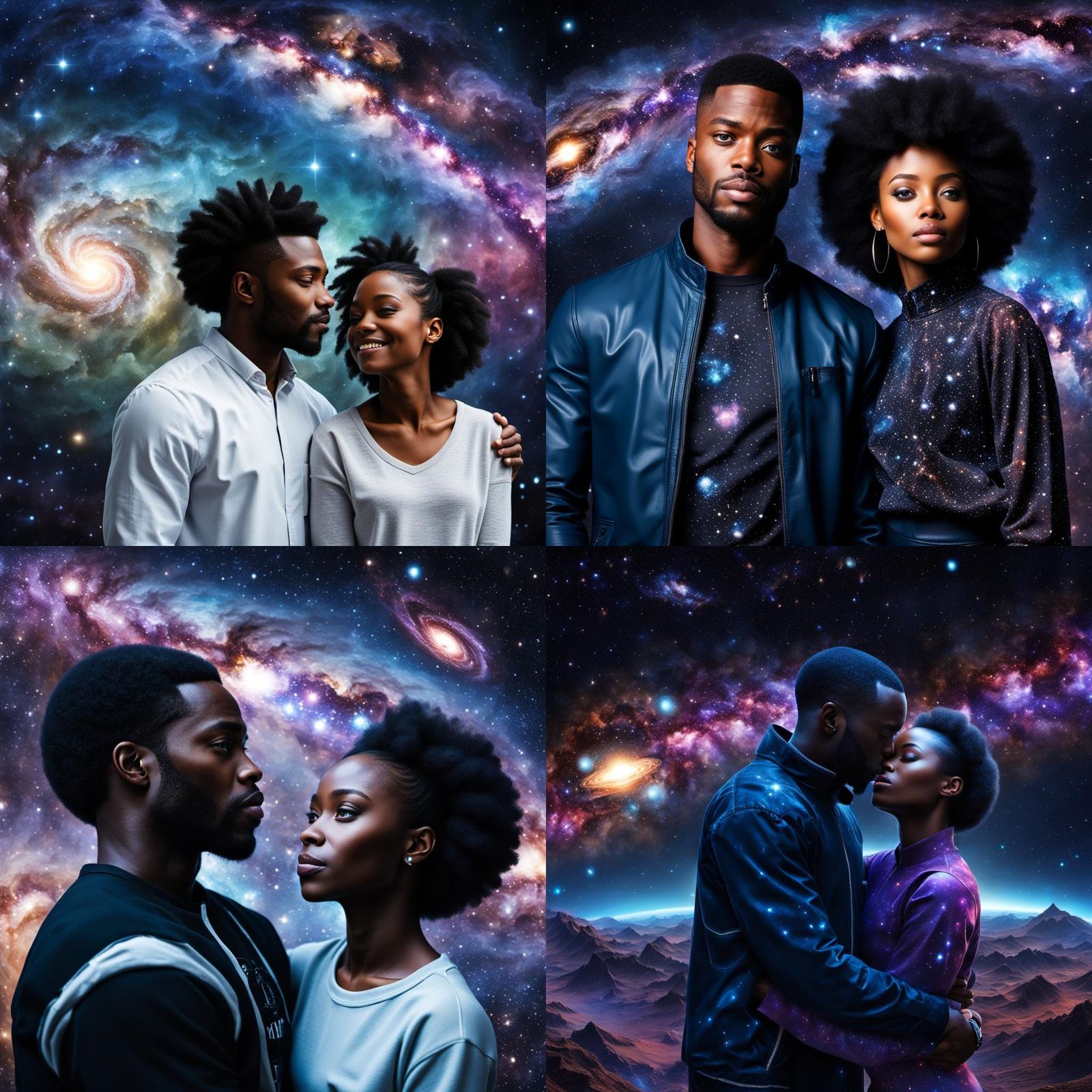 Black Couple Creates a New Galaxy