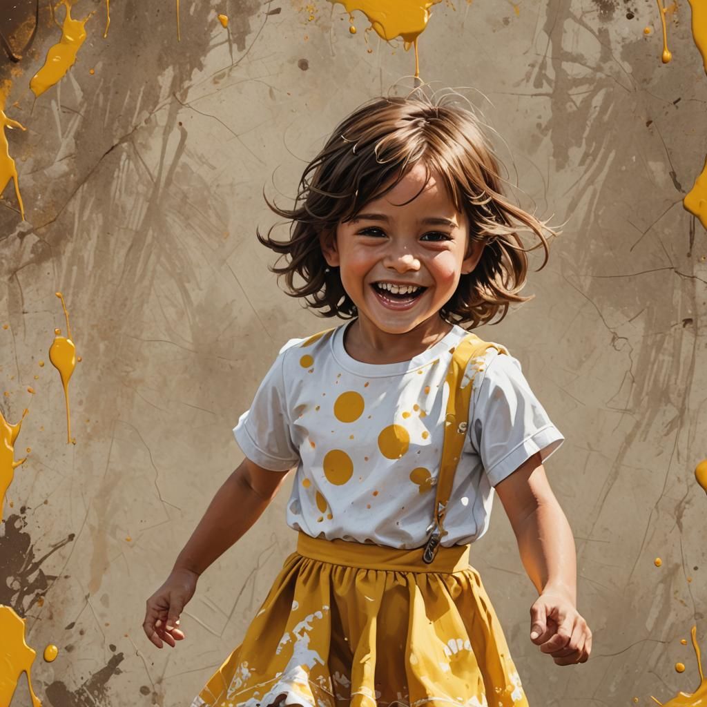 Hyperrealistic Portrait of a Smiling Boy