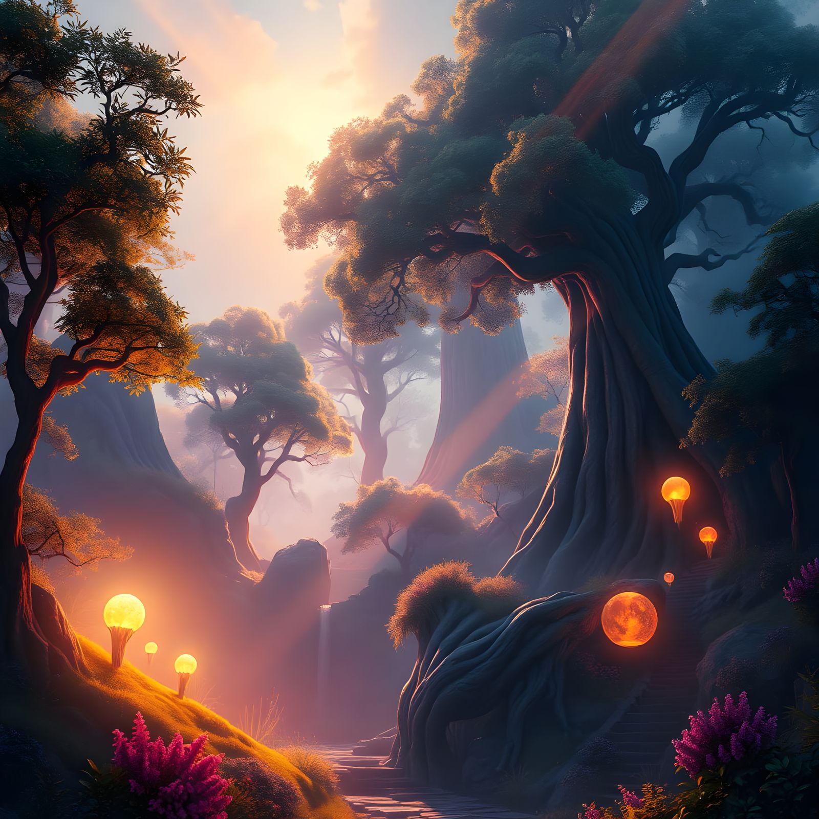 Serenity Found in a Dreamlike Monday Morning Landscape