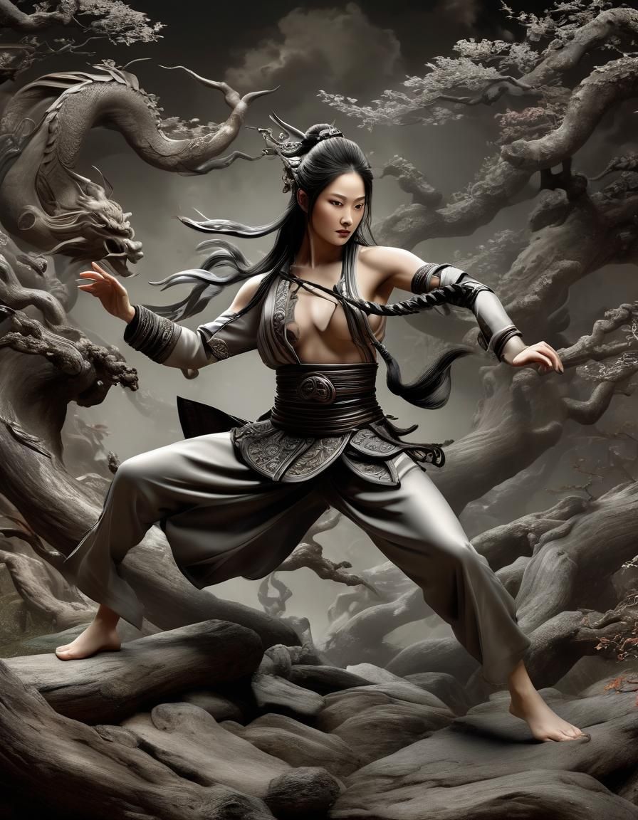 (Beautiful Martial Artist Cultivator From Ancient Chinese My...